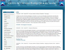 Tablet Screenshot of ccbs.ufcg.edu.br