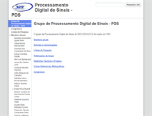 Tablet Screenshot of pds.dee.ufcg.edu.br